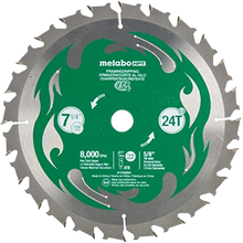 Load image into Gallery viewer, Metabo HPT Viper 3-Pack 7-1/4-in 24-Tooth Carbide Circular Saw Blade Set #115430M