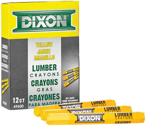Yellow Dixon Lumber Crayon #49600