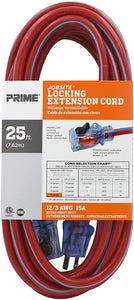 25 Foot, Locking, Extension Cord #KCPL507825
