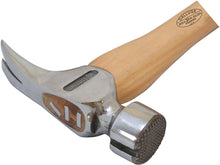 Load image into Gallery viewer, Dalluge 21oz Framing Hammer, Serrated Face, Straight 17&quot; Hickory Handle #2110