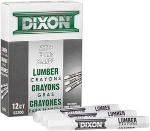 White Dixon Lumber Crayon #52300