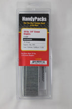 Load image into Gallery viewer, 1/4&quot; Narrow Crown, 18 Gauge Staples